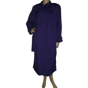 Chance Encounters Rain Coat Sz 6P Vintage Long Purple Midi waterproof jacket 6S